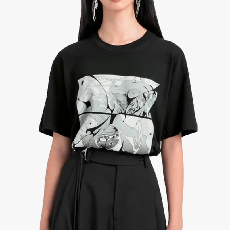Abstract Gorecore Aesthetic T-Shirt
