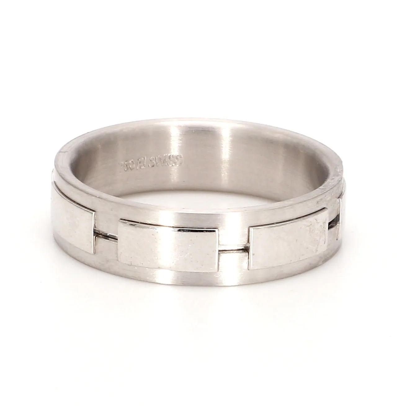 Alternating Matte Plain Metal Band