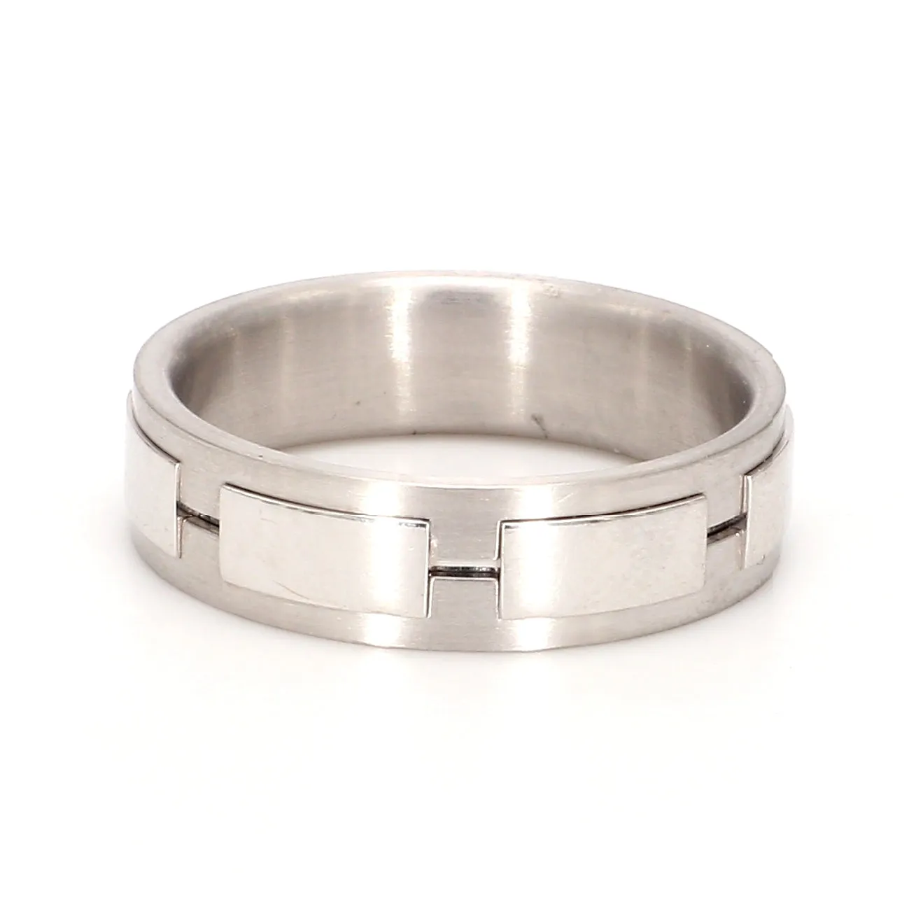 Alternating Matte Plain Metal Band