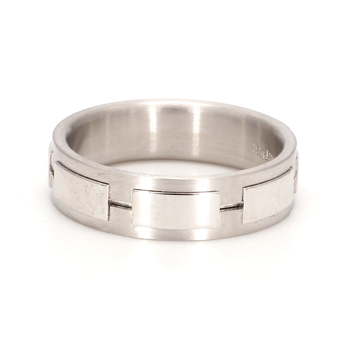 Alternating Matte Plain Metal Band