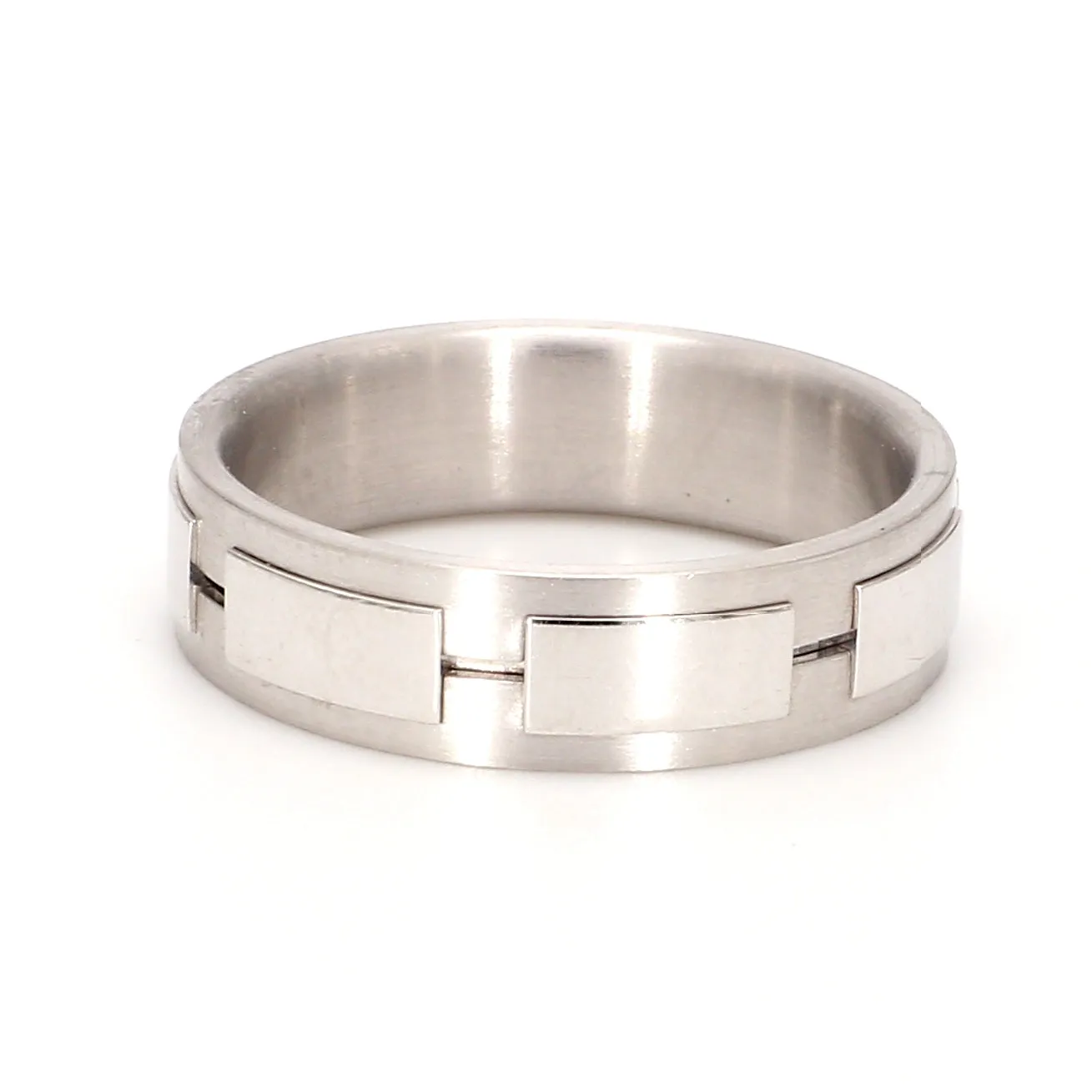 Alternating Matte Plain Metal Band
