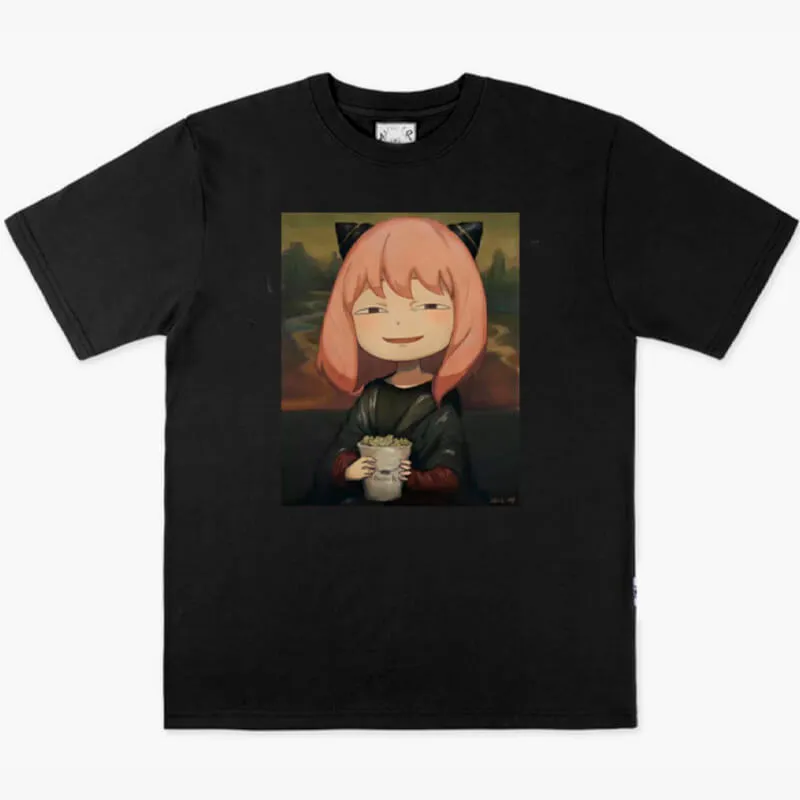 Ania Forger Smile Mona Lisa Anime T-Shirt Memecore