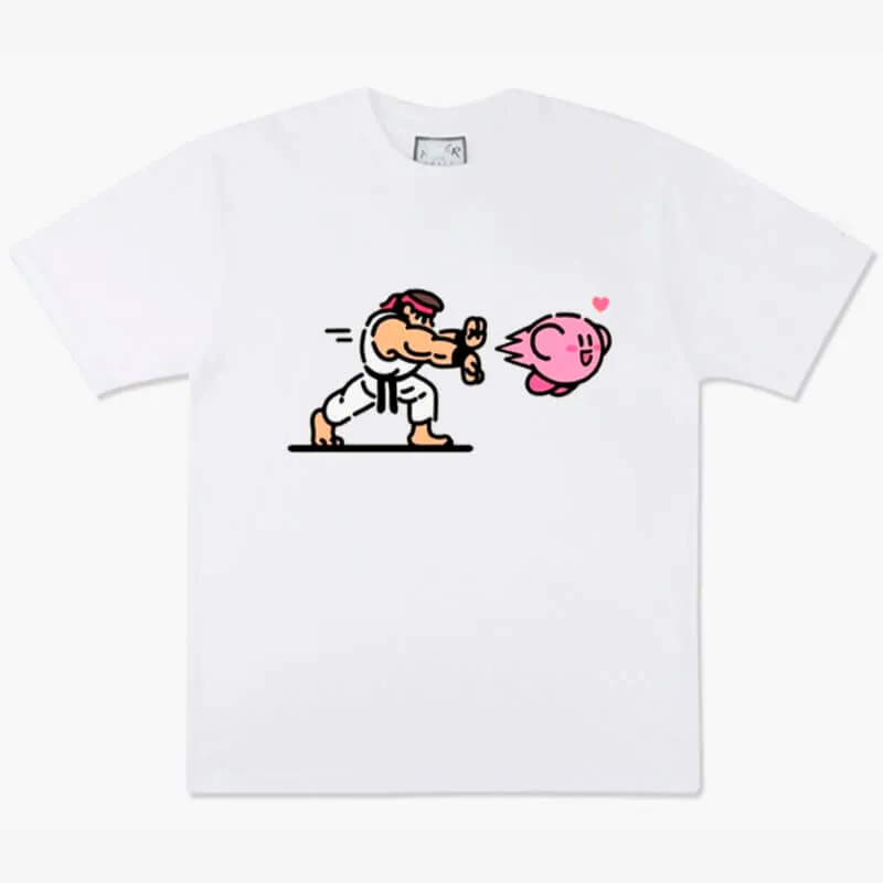 Arcade Kid Aesthetic T-Shirt Kirby Hadouken