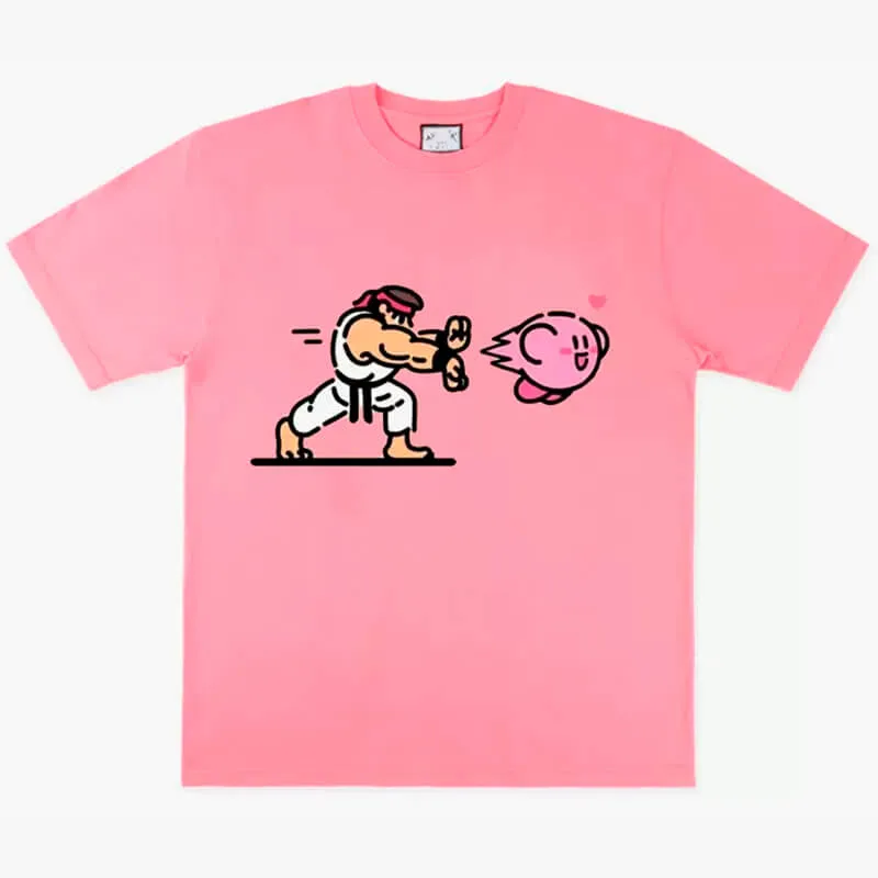 Arcade Kid Aesthetic T-Shirt Kirby Hadouken