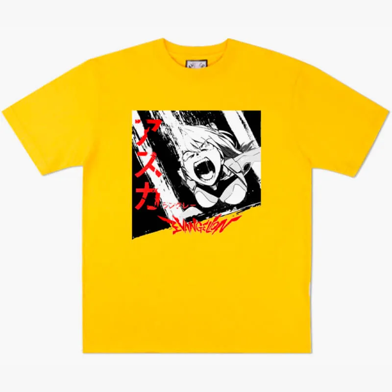 Asuka Langle Rage Quit Anime Evangelion T-Shirt