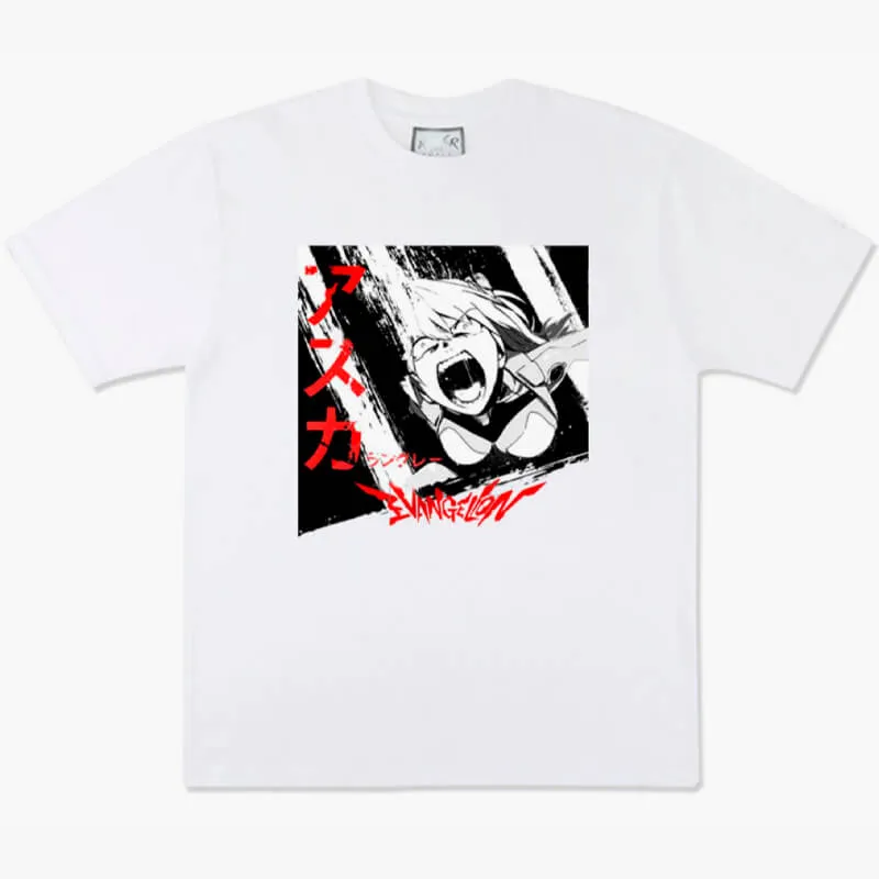 Asuka Langle Rage Quit Anime Evangelion T-Shirt
