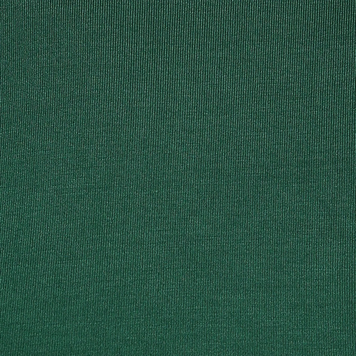 Basic Green Rib Knit T-Shirt