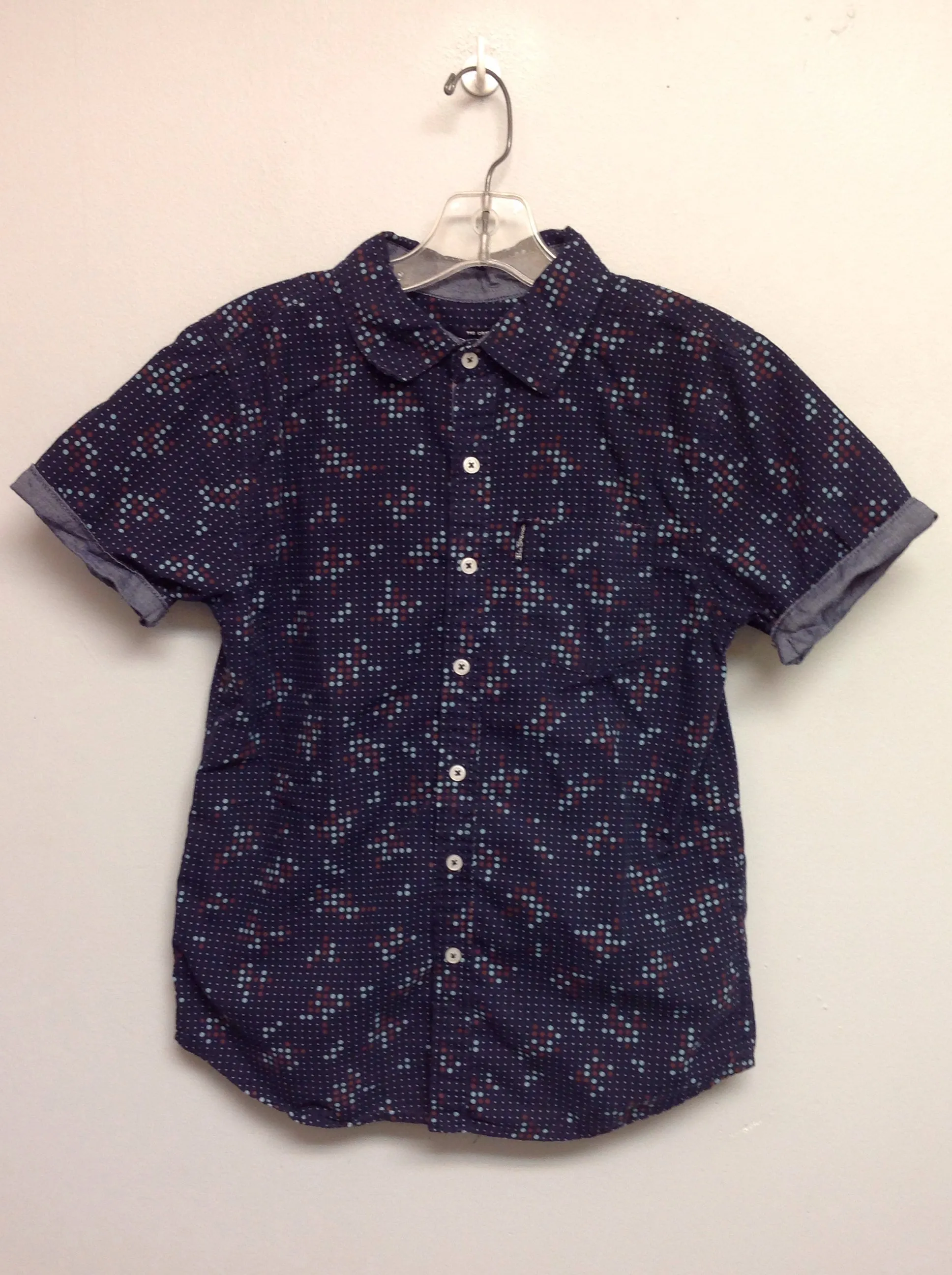 Ben Sherman Size 10 Navy dots Cotton Big Boys Shirts & Polos