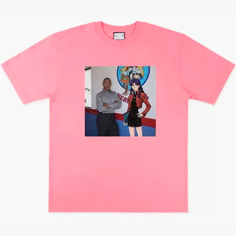 Gus Fring and Misato Katsuragi Breaking Bad T-Shirt Evangelion