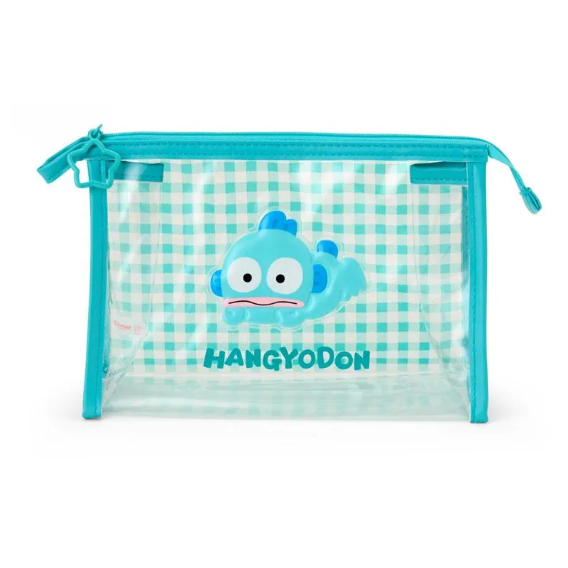 Hangyodon Clear Checked Pouch