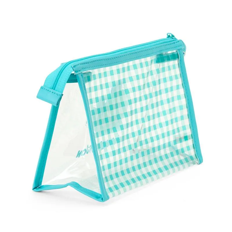 Hangyodon Clear Checked Pouch
