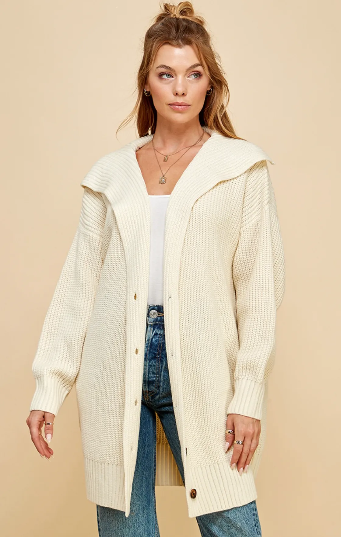 Hindy Knit Sweater Cardigan