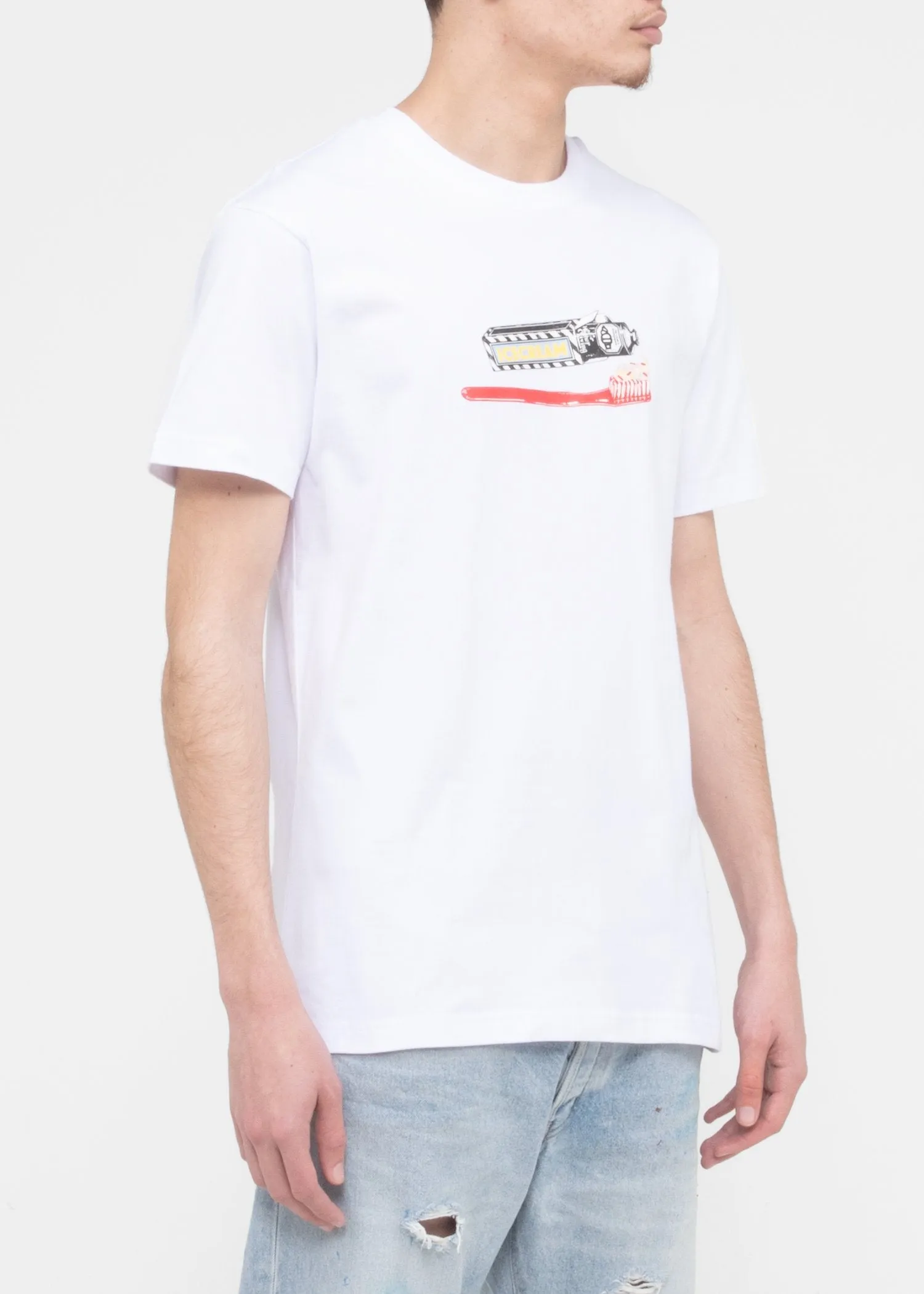 ICECREAM: BRUSH UP SS TEE [WHITE]