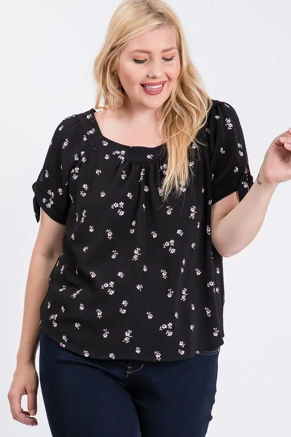 Koshibo Floral Print Top