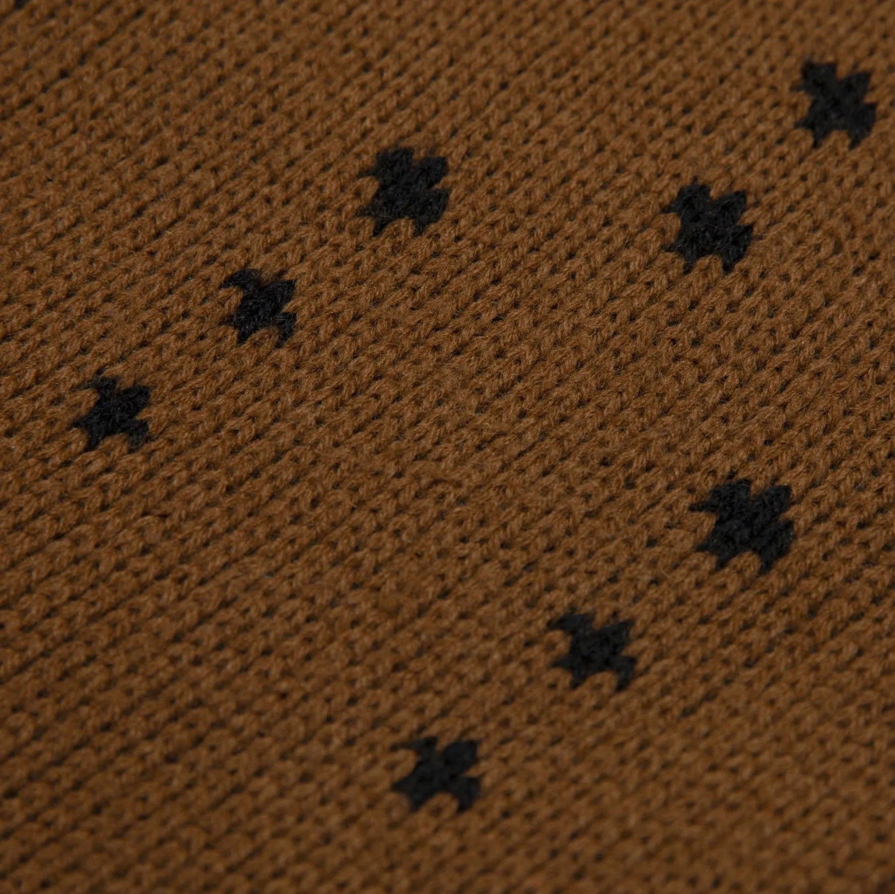 Nordic Celestial Jacquard Thermal Double Knit Cardigan