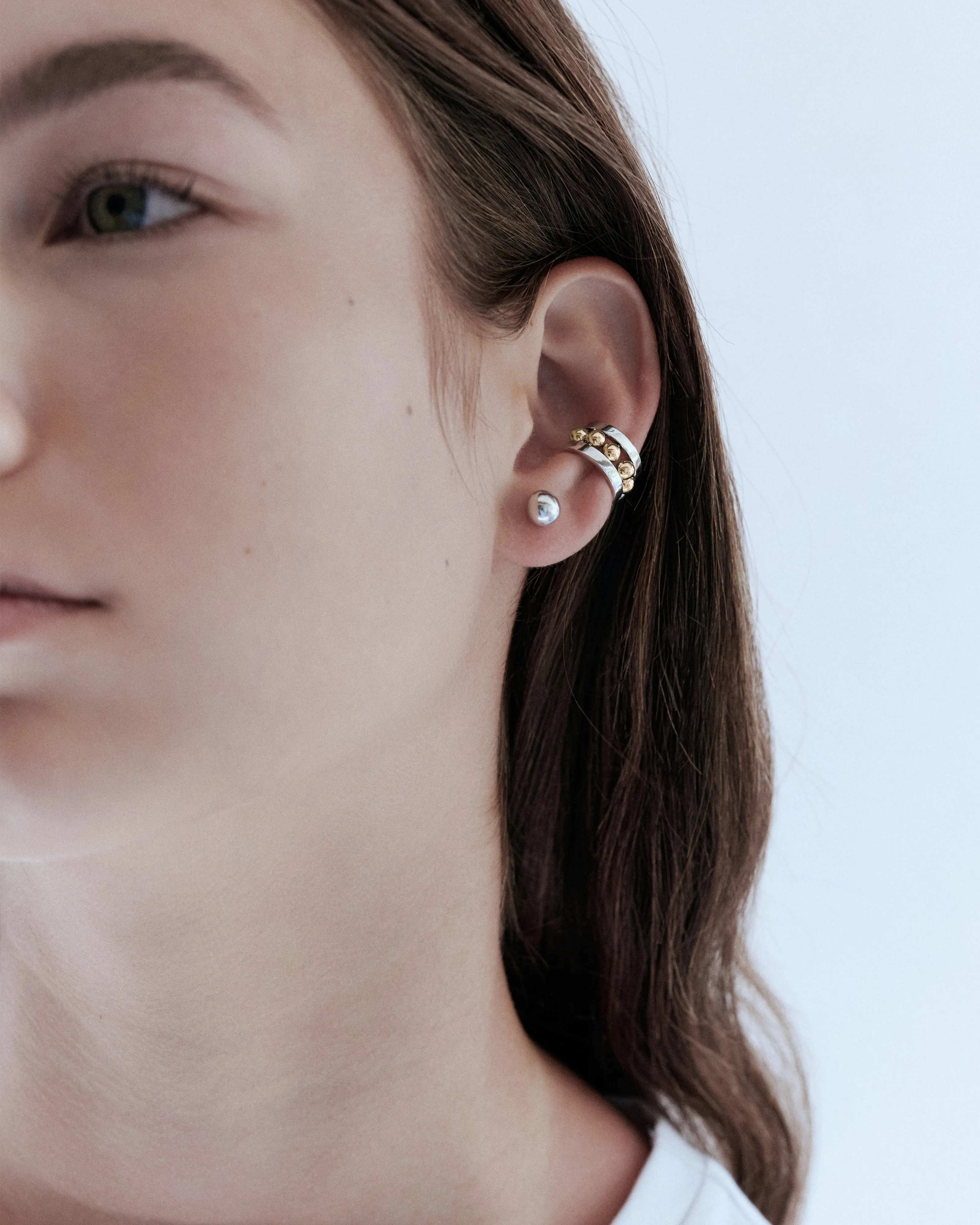 Orbit Stud Earrings - Silver
