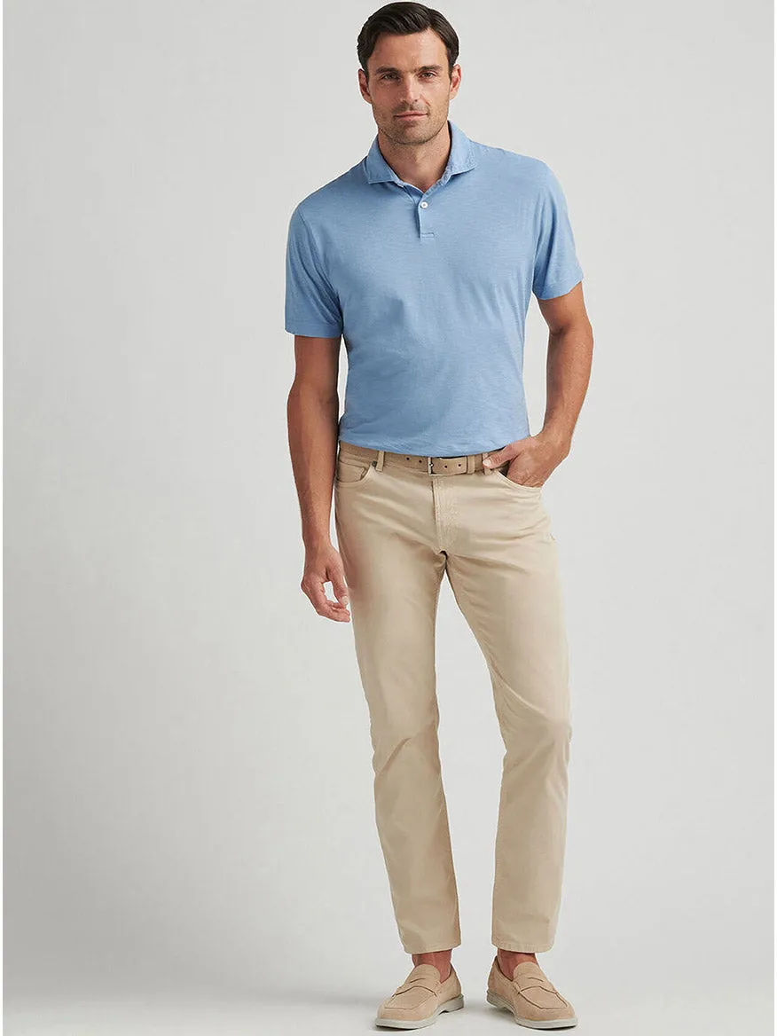 Peter Millar Journeyman Short Sleeve Polo in Angelite