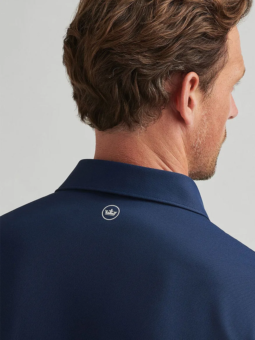 Peter Millar Soul Performance Mesh Polo in Navy