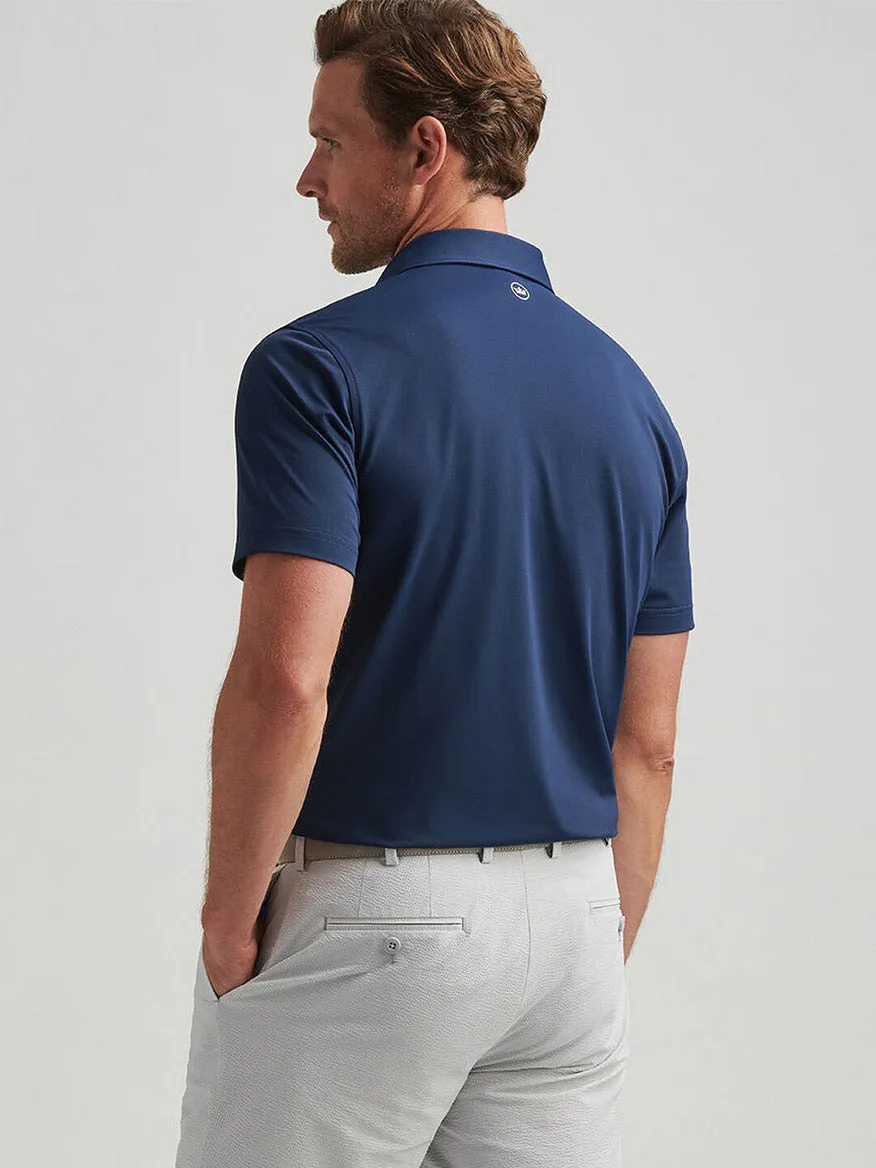 Peter Millar Soul Performance Mesh Polo in Navy