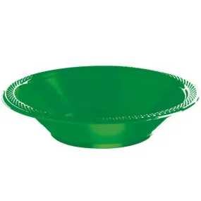 Plastic Bowls - Emerald Green