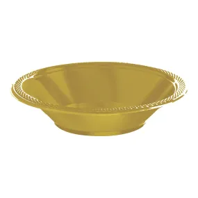 Plastic Bowls - Gold