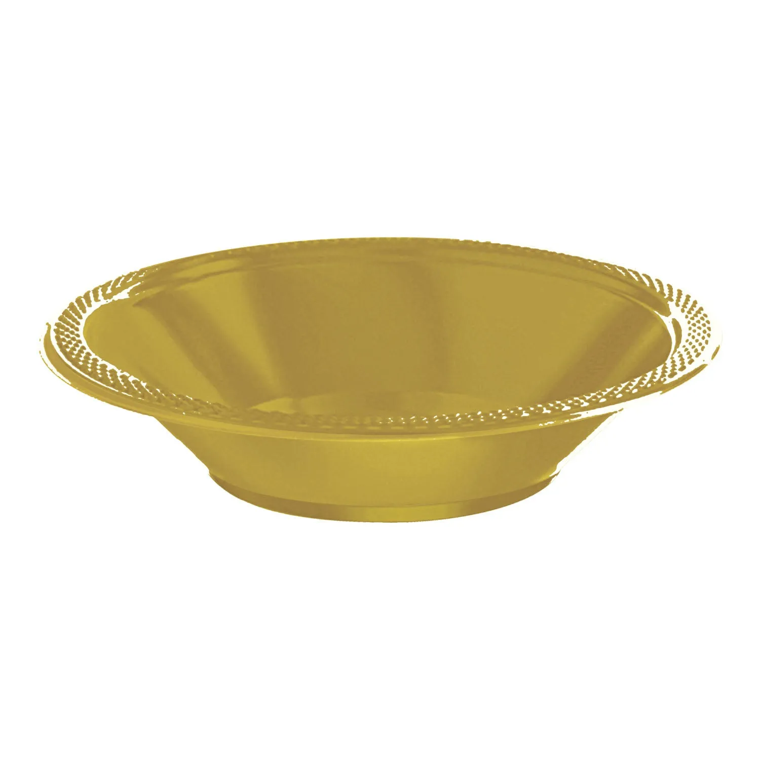 Plastic Bowls - Gold