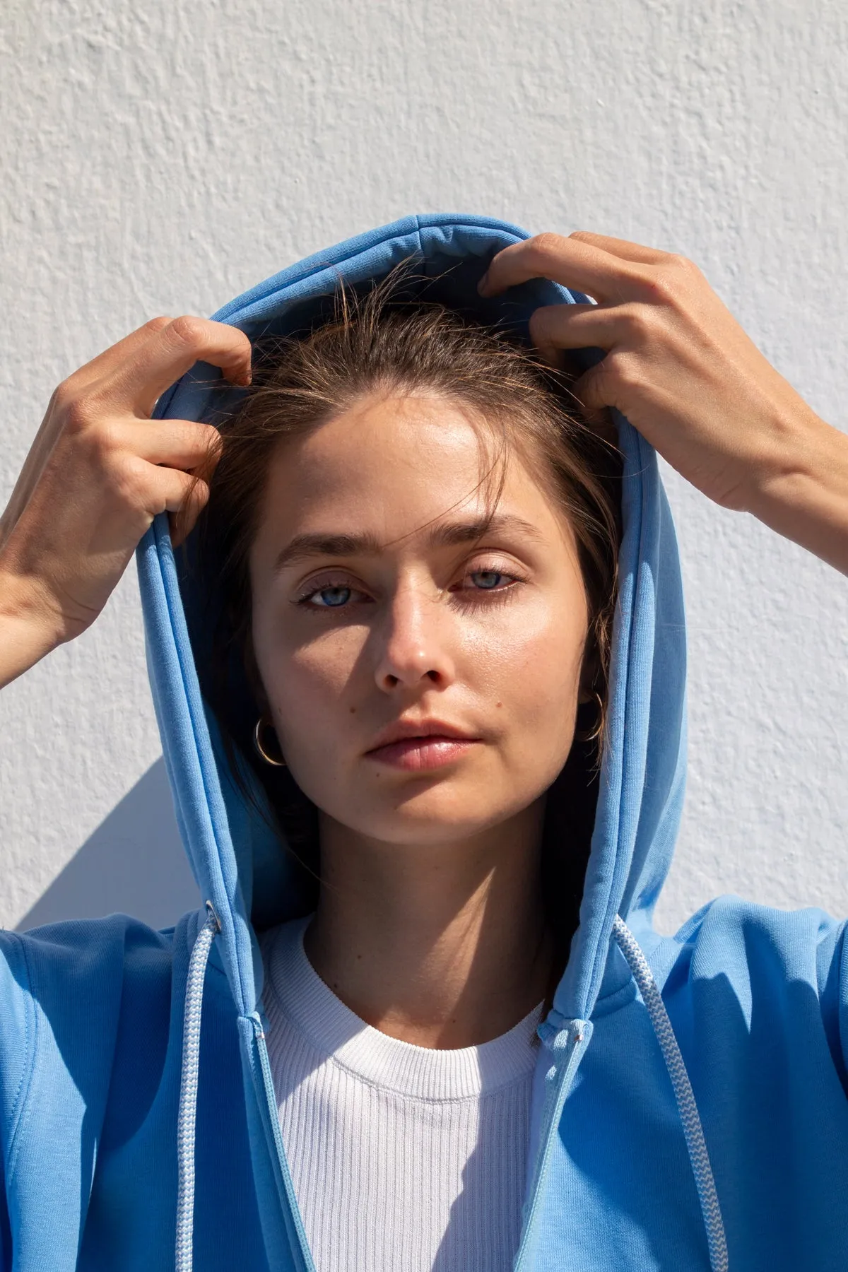 "Exo Salparei" Light Blue Hoodie 𝗢𝗻𝗲 𝗦𝗶𝘇𝗲