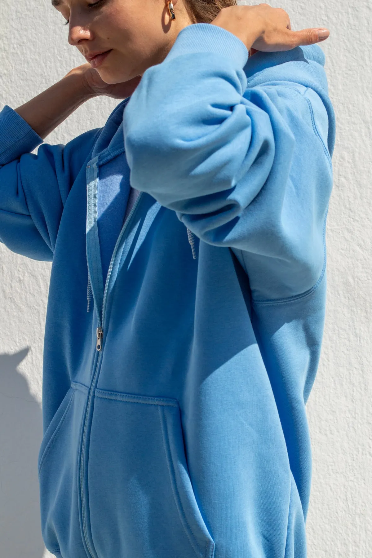 "Exo Salparei" Light Blue Hoodie 𝗢𝗻𝗲 𝗦𝗶𝘇𝗲