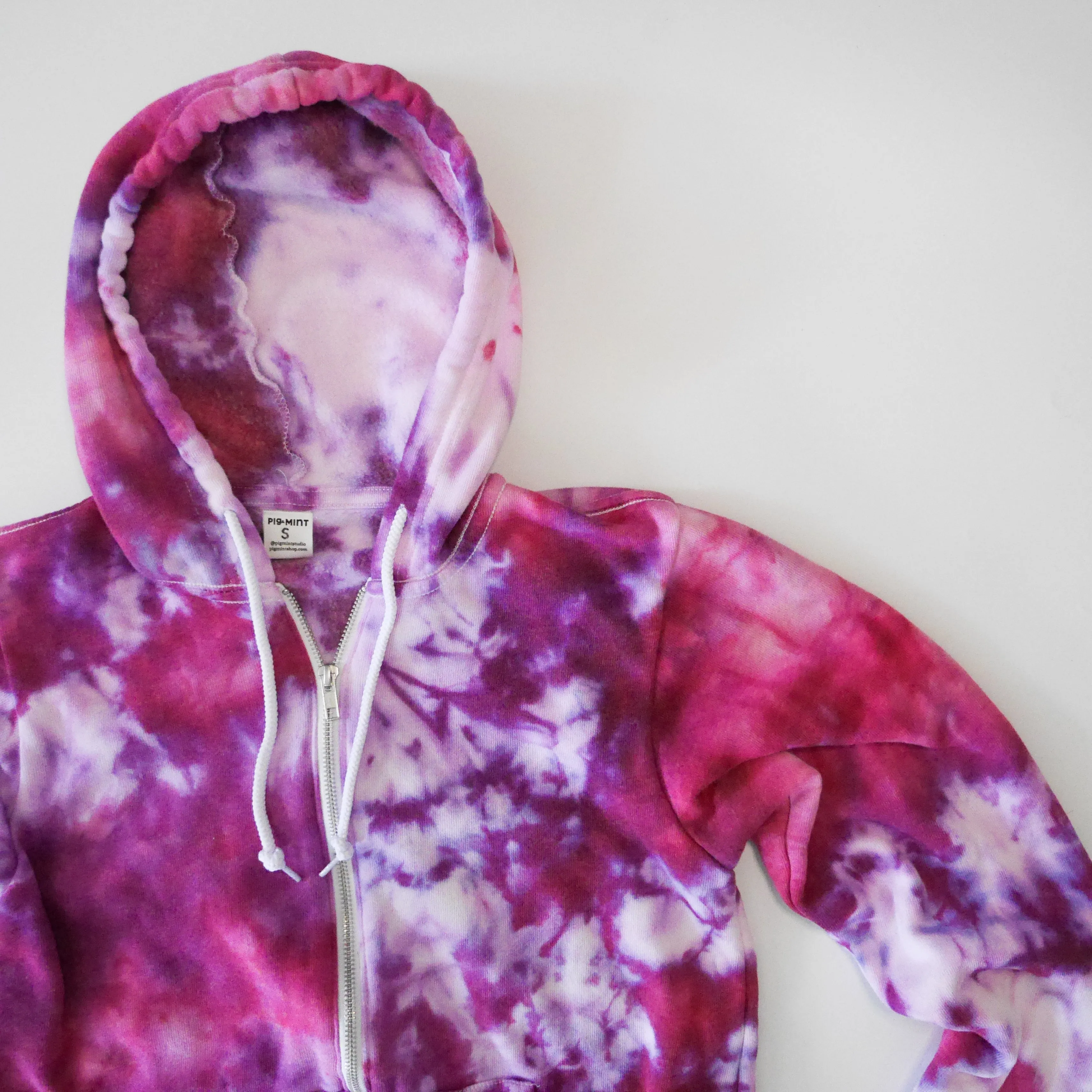 READY TO SHIP Adult Tie-Dye Zip-Up Hoodie Sweatshirt