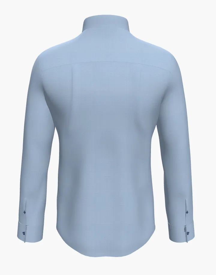 Shirt Sky Blue Egyptian Cotton / Style 515618