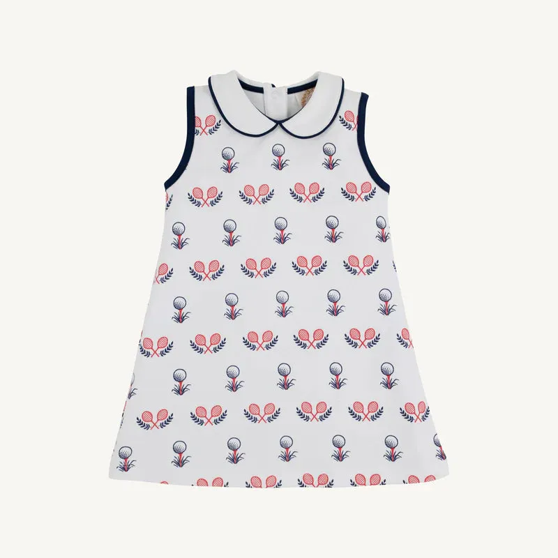 Sleeveless Maude's Peter Pan Collar Dress
