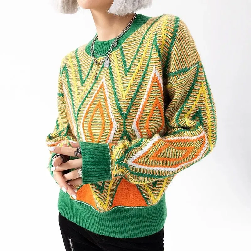Thin Women's Sweaters Pullover Sweater Anti Pilling Full S4709677