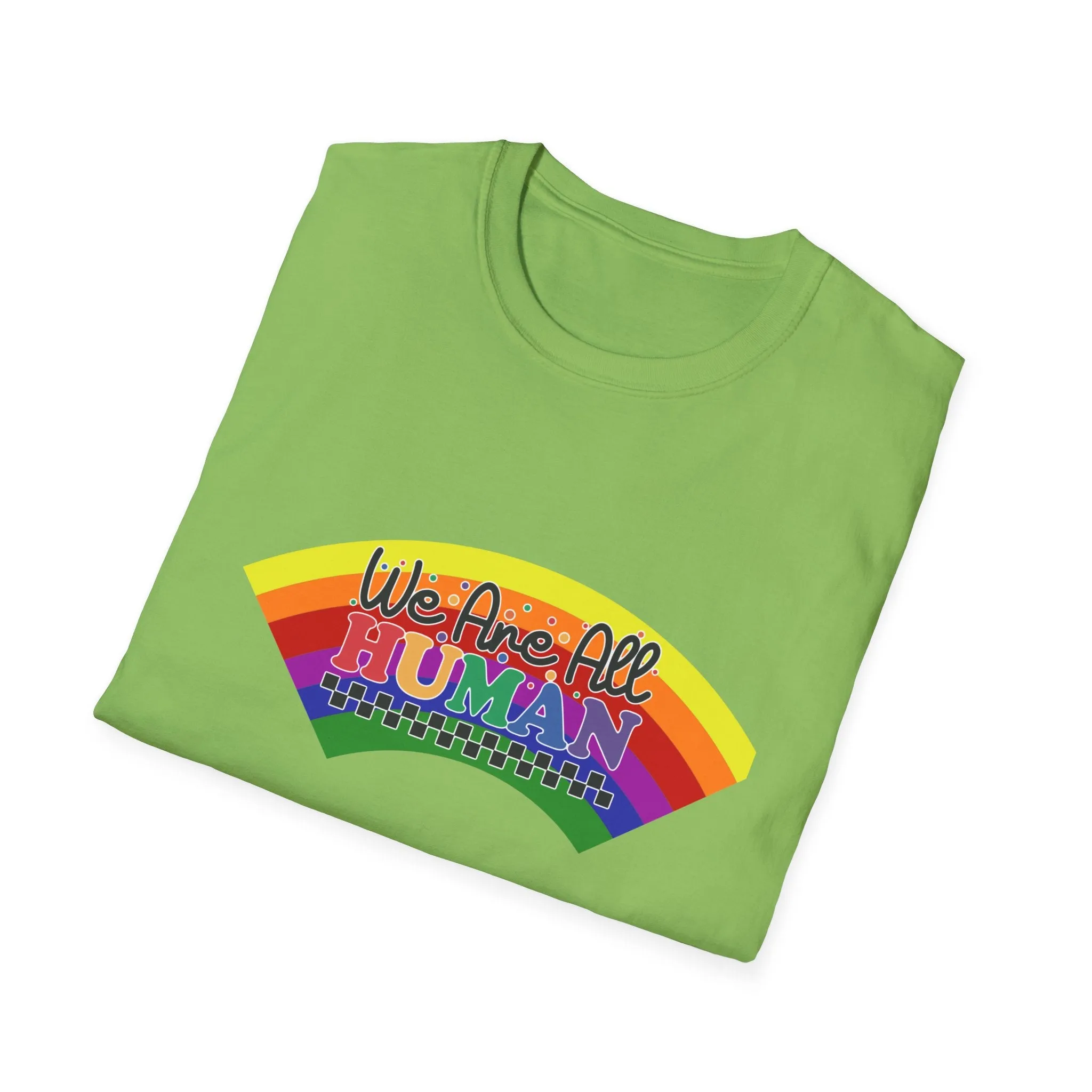 We are all Human Unisex Softstyle T-Shirt