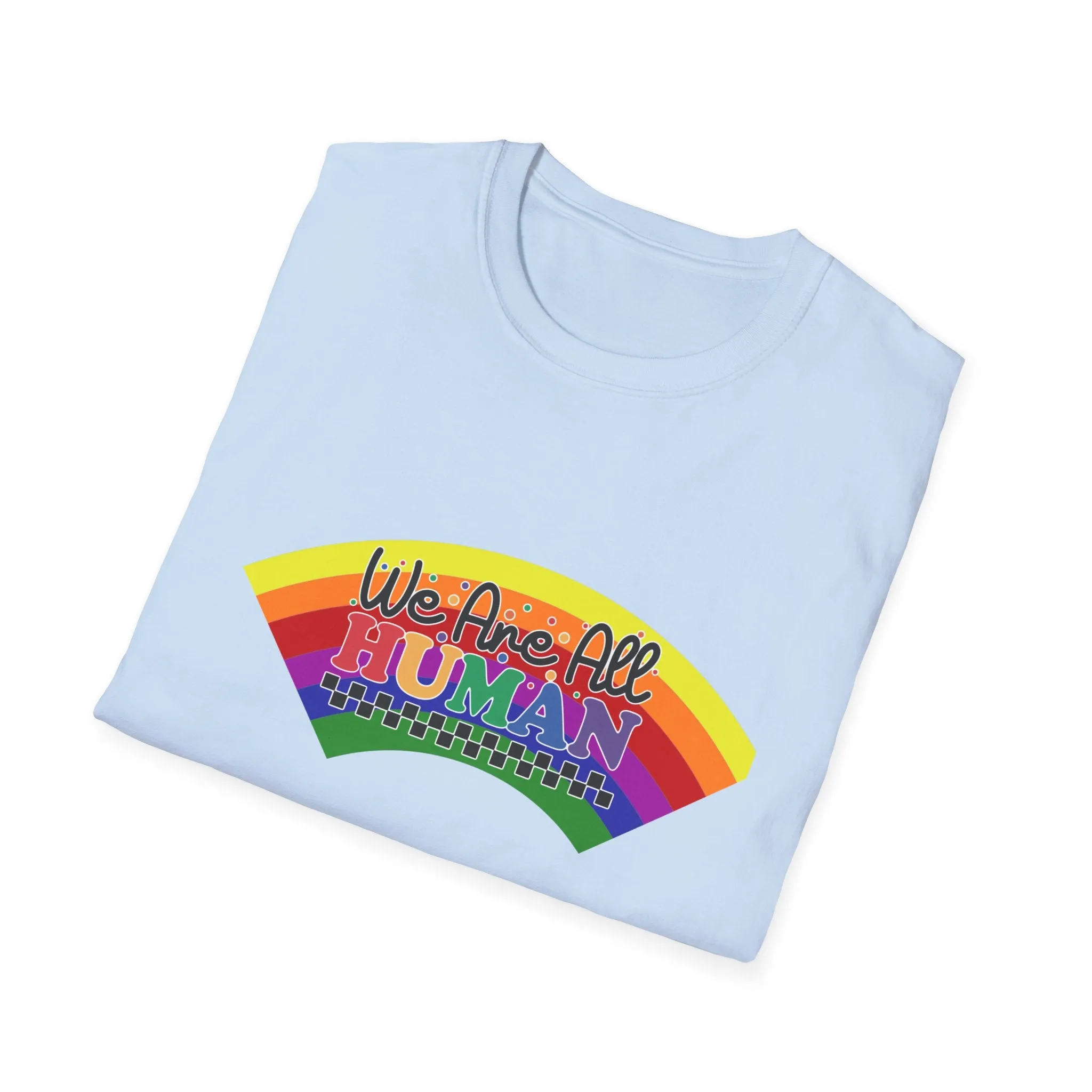 We are all Human Unisex Softstyle T-Shirt