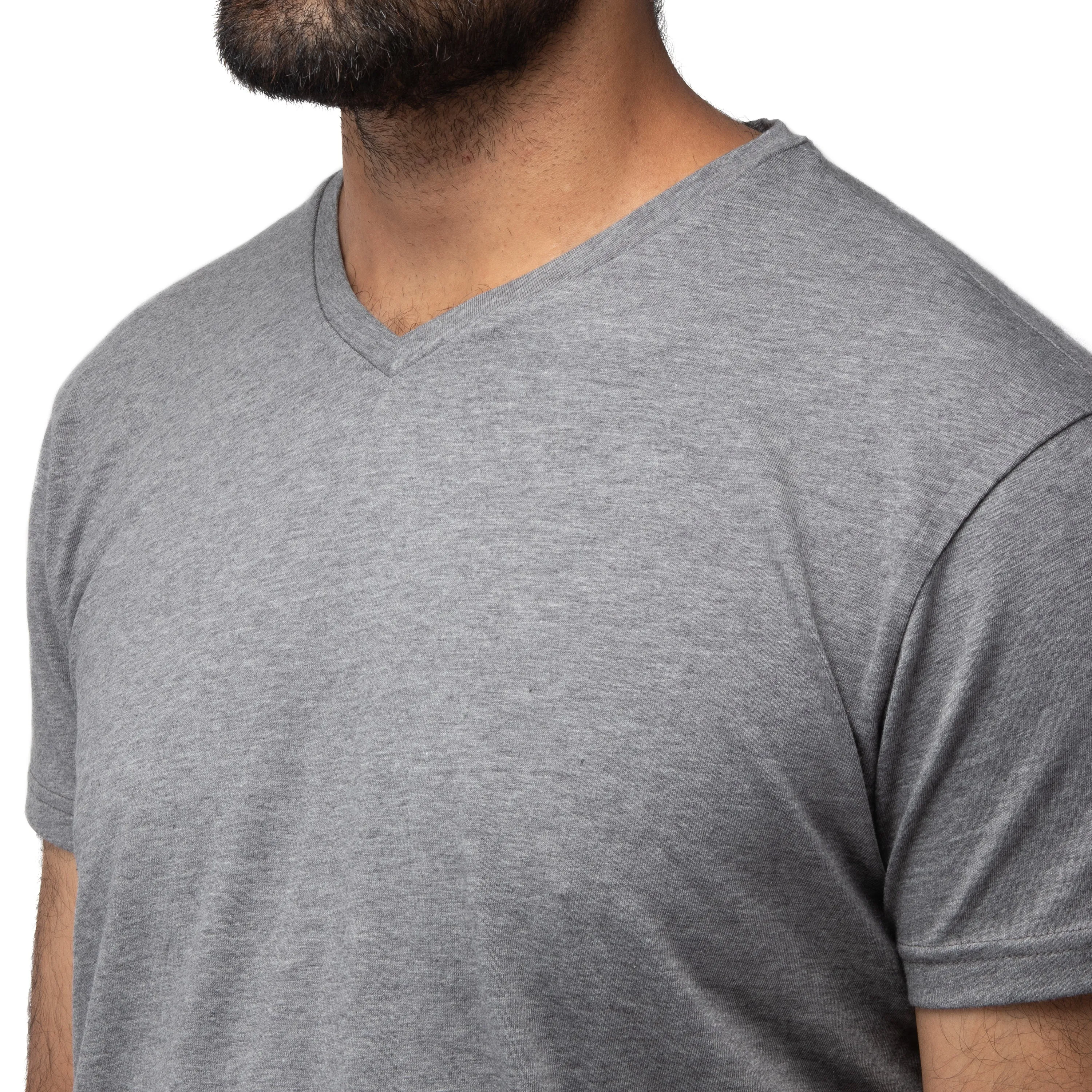 X RAY Men's Basic V-Neck Short Sleeve T-Shirt